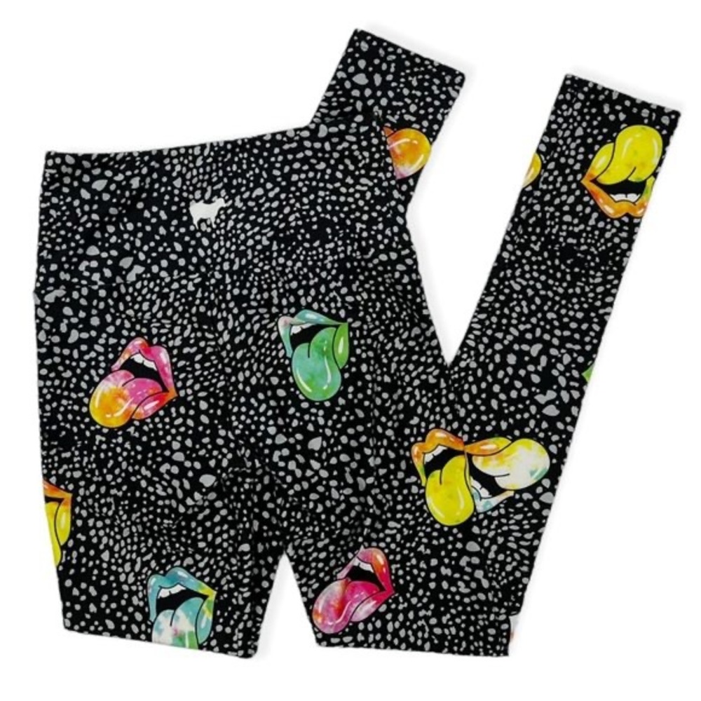 Gold sheep X Rolling Stones leggings